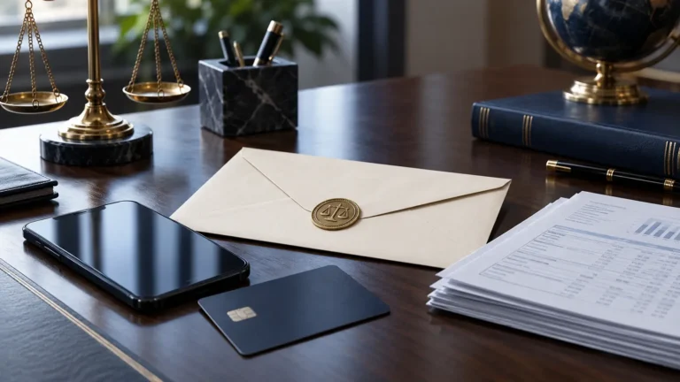 Documents illustrating an investigation into the use of a bank account by another person.